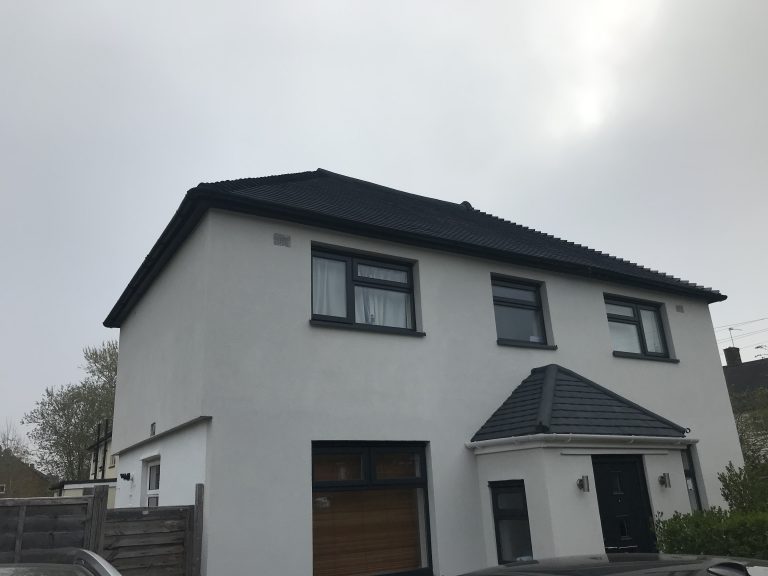 Borehamwood house insulation and render, photo 2