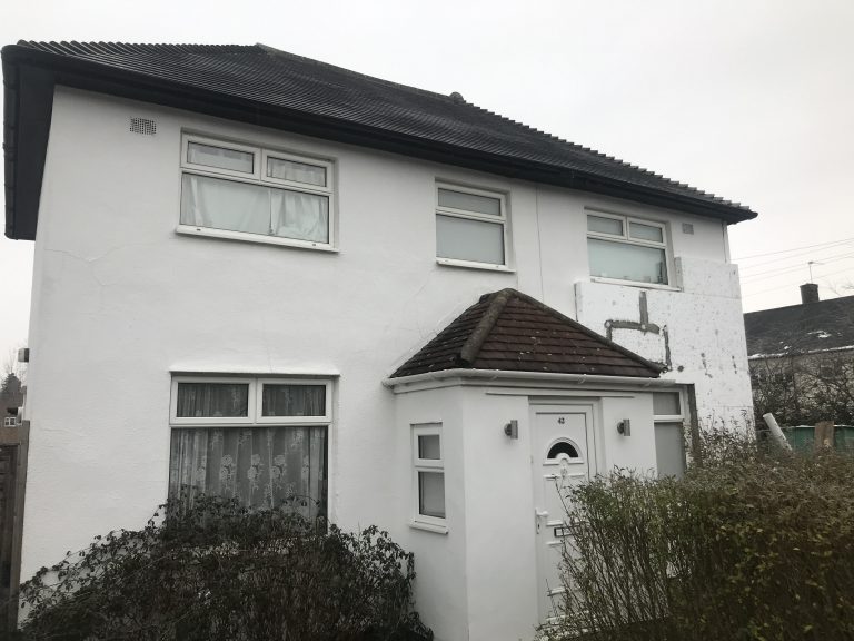 Borehamwood house insulation and render, photo 6
